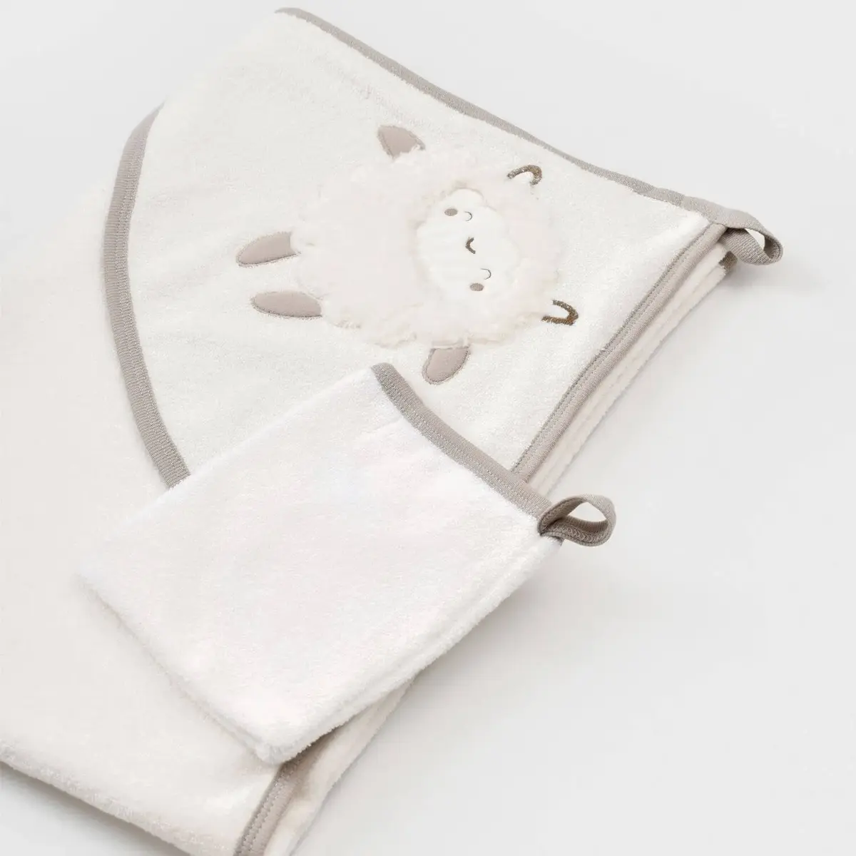 Bibaby Organik Havlu Curly Sheep Bej