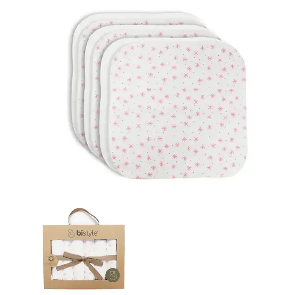 Bistyle Organik Mendil 6lı Stars Kutulu 20x20cm Pudra