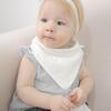 Babyjem Ahşap Diş Kaşıyıcılı Bürümcük Müslin Önlük Ekru