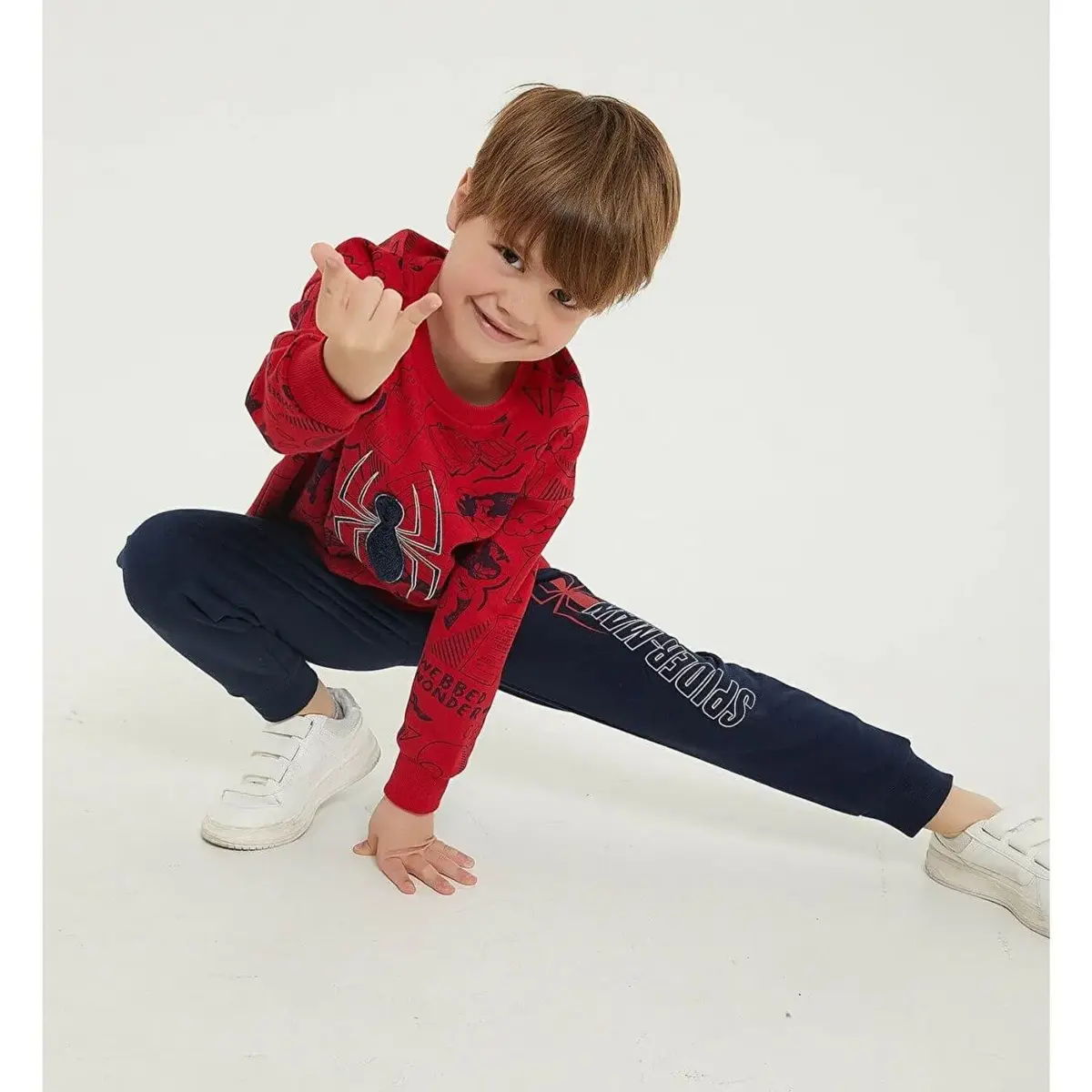 Spider Man Eşofman Takımı Kırmızı