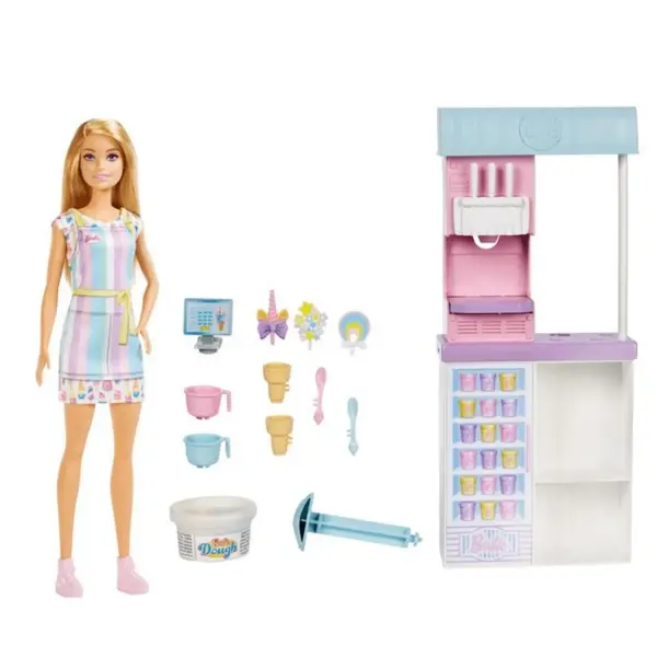 Barbie Dondurma Dükkanı Oyun Seti