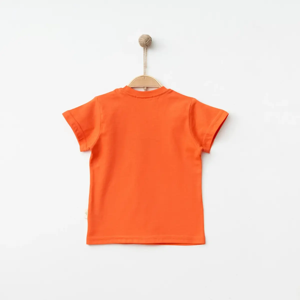Bebolly T-shirt Happy Baskılı Mercan