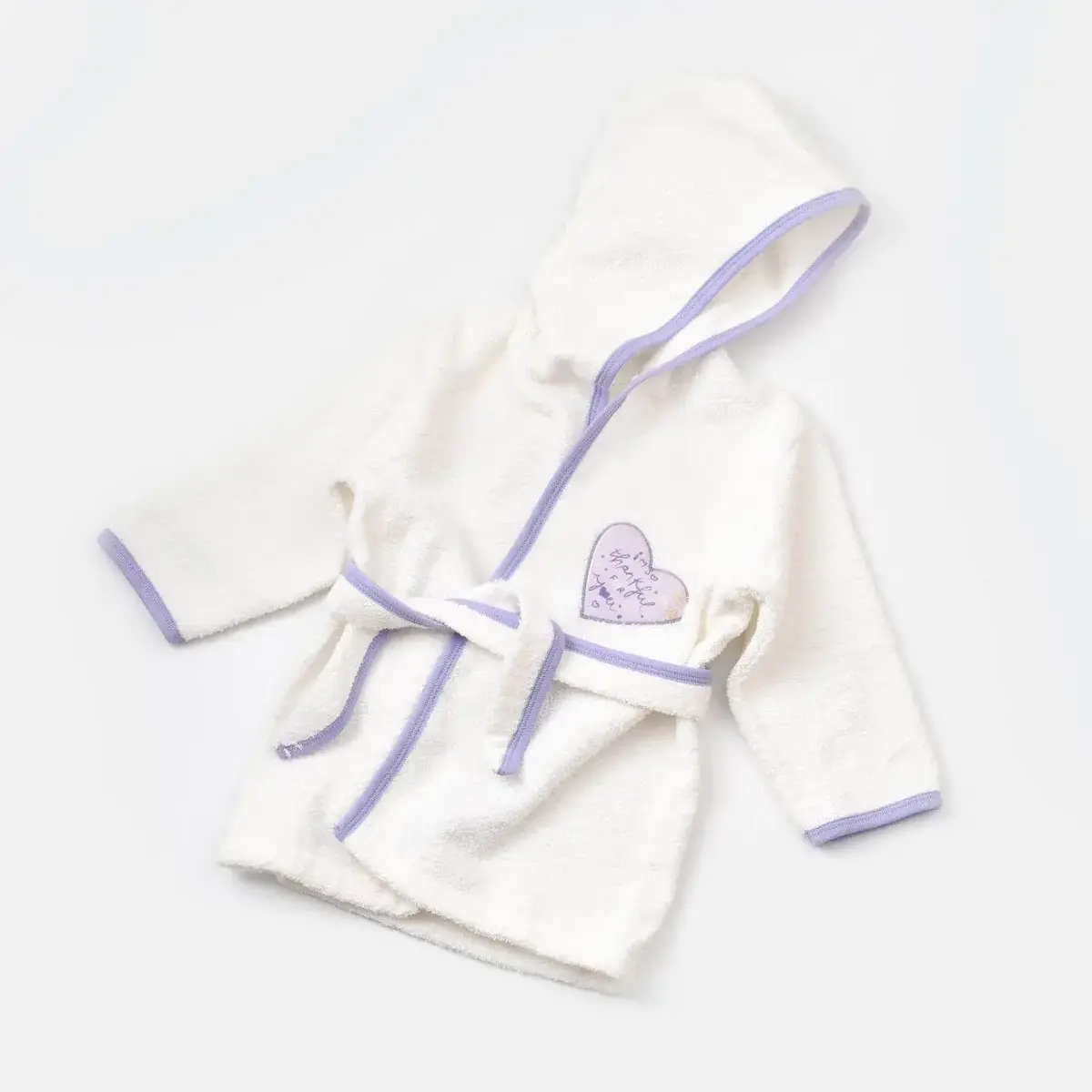 Bibaby Organik Havlu Takımı Love You Baby Yellow Lavender