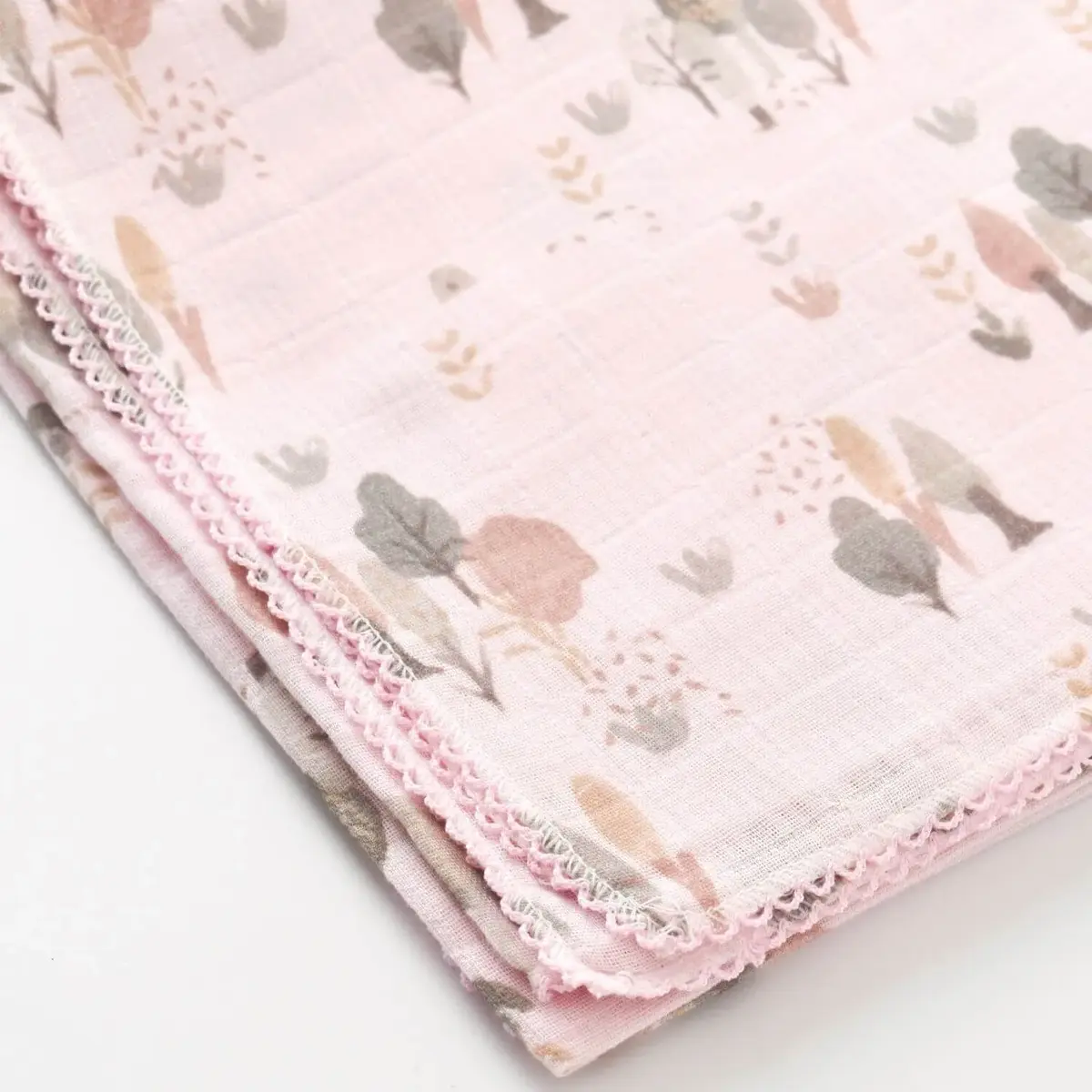 Bibaby Battaniye Müslin Tree Pembe