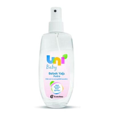 Uni Baby Bebek Yağı Pudra Kokulu 200 ml