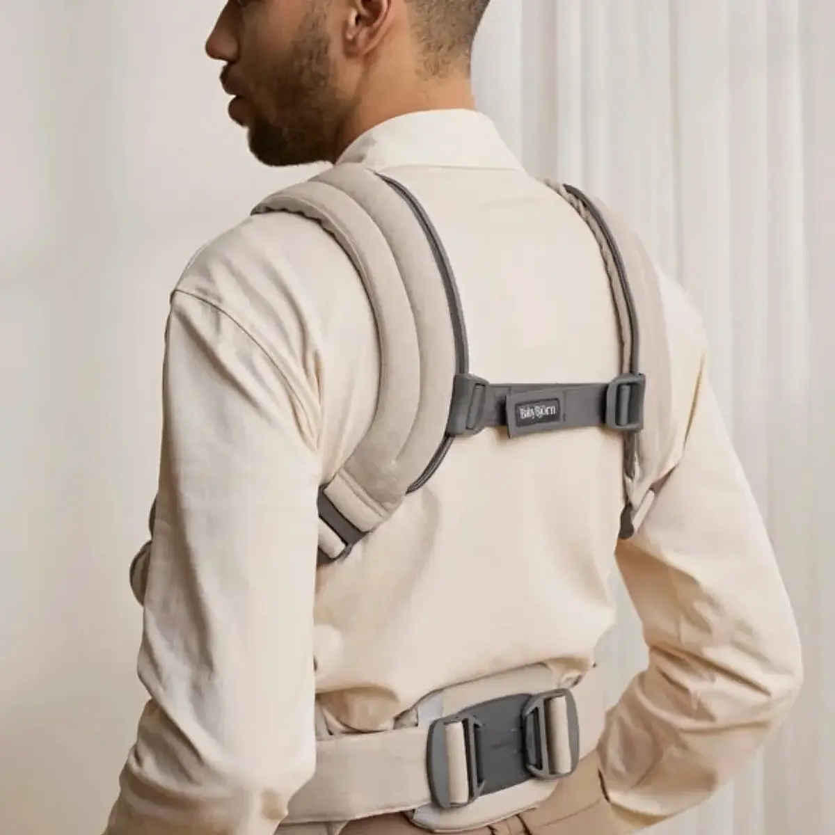 Babybjörn Kanguru Harmony Woven Melange Light Beige