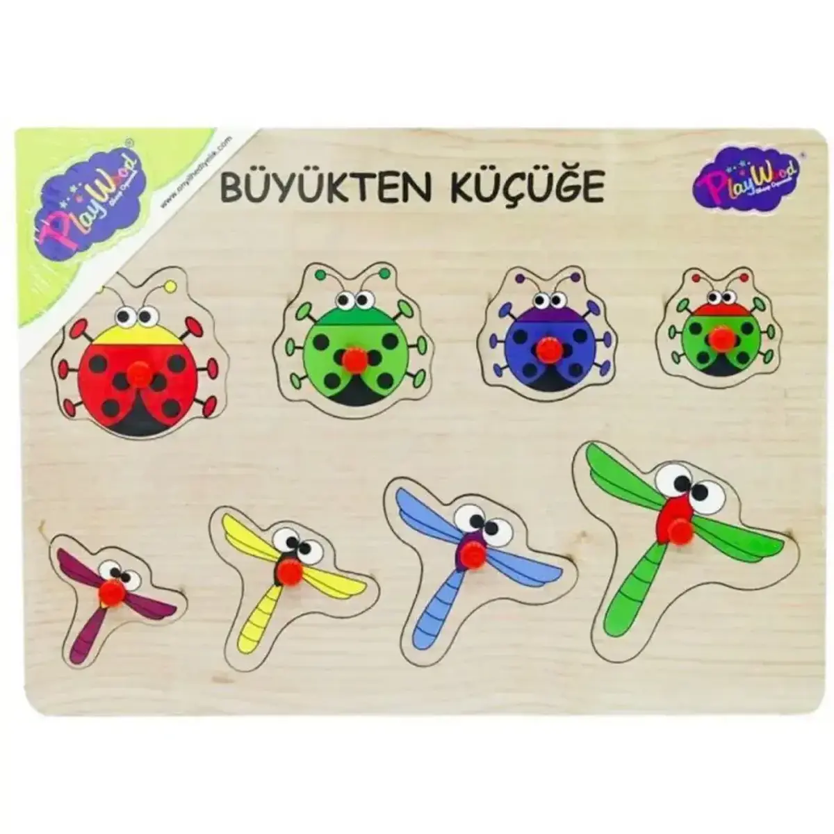 Ahşap Tutmalı Büyükten Küçüğe