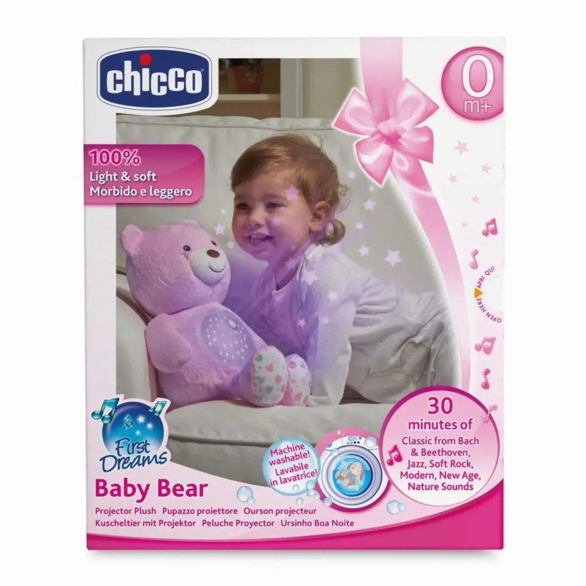 Chicco İyi Geceler Baby Bear Pink