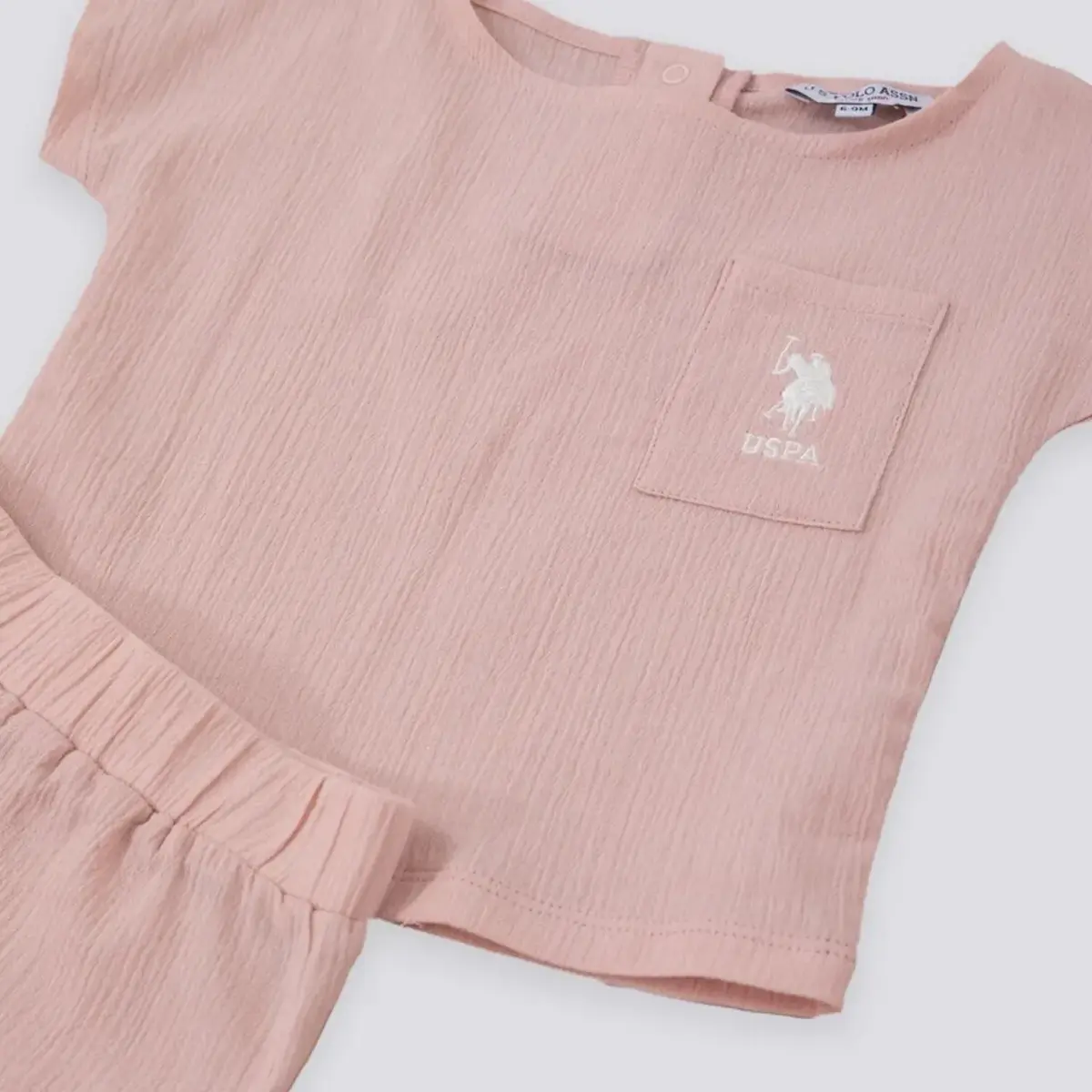 U.S. Polo 2li Takım T-Shirt Açık Rose