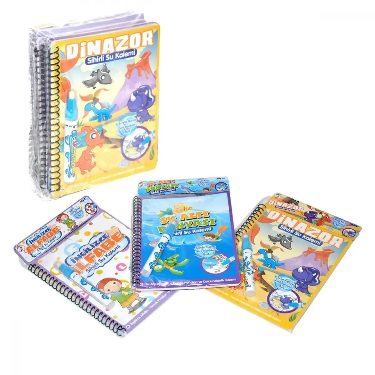 Sihirli Boya Kitabım Asorti Sihirli Boya Kitabım Asorti