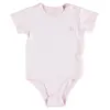 Bibaby Organik Body Kısa Kol Basic Pembe