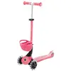 Globber Go Up Baby 360 Işıklı Scooter - Koyu Pastel Pembe