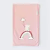 Bibaby Organik Battaniye Live Color Rabbit Somon