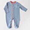 Bibaby Organik Tulum Takımı Tüllü Wild Flowers Spring Blue