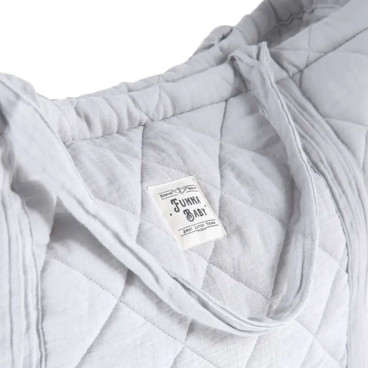 Funna Baby Dove Muslin Omuz Çantası Gri