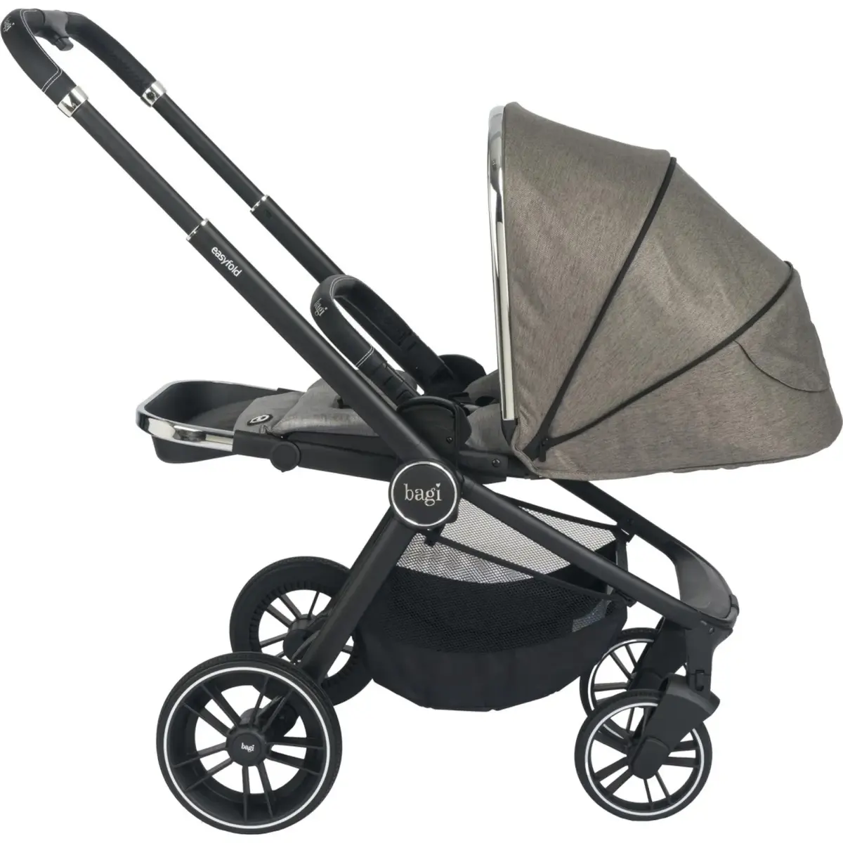 Bagi Easyfold 3S Bebek Arabası Light Grey