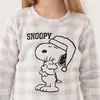 Snoopy Pijama Takımı Gri
