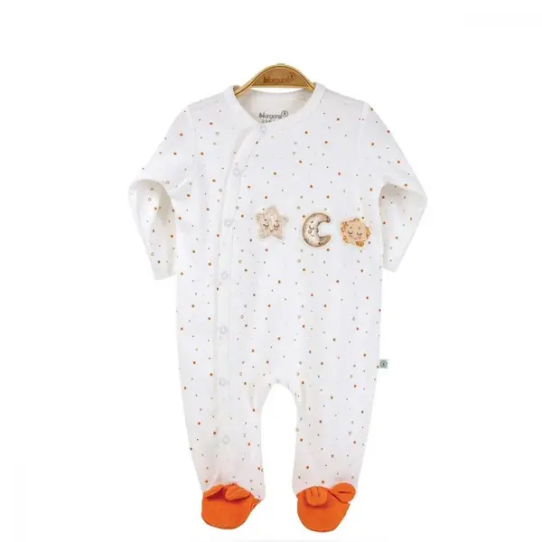 Bibaby Organik Tulum Star Smile Turuncu