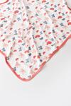 Bibaby Organk Zıbın Takımı Battaniyeli Tüllü Wild Flowers Coral