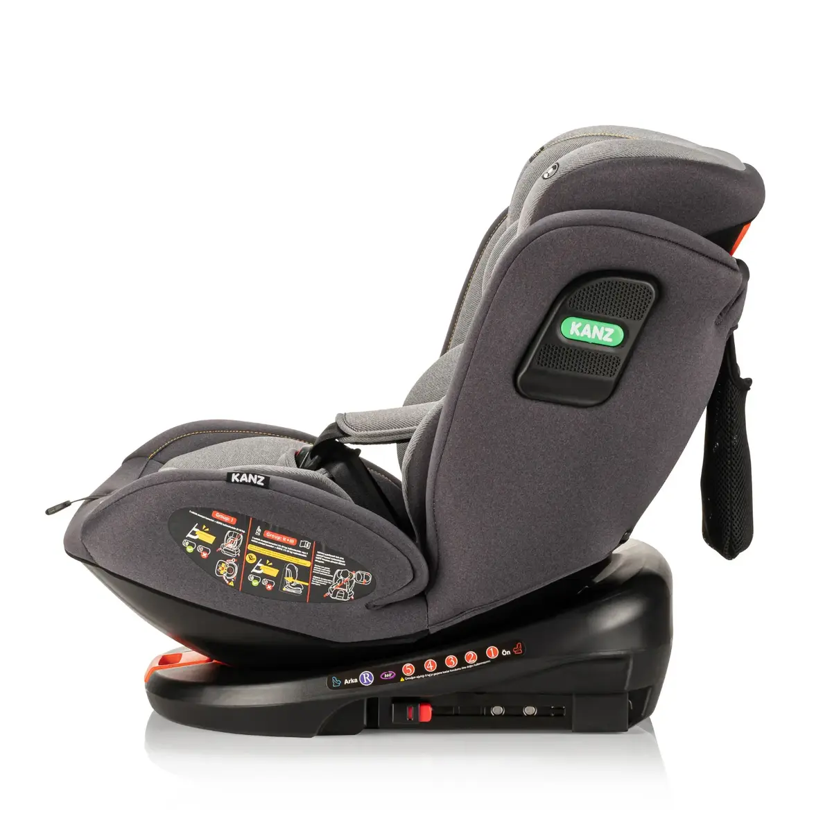 Kanz Comfort Oto Koltuğu 0-36 Kg Gri
