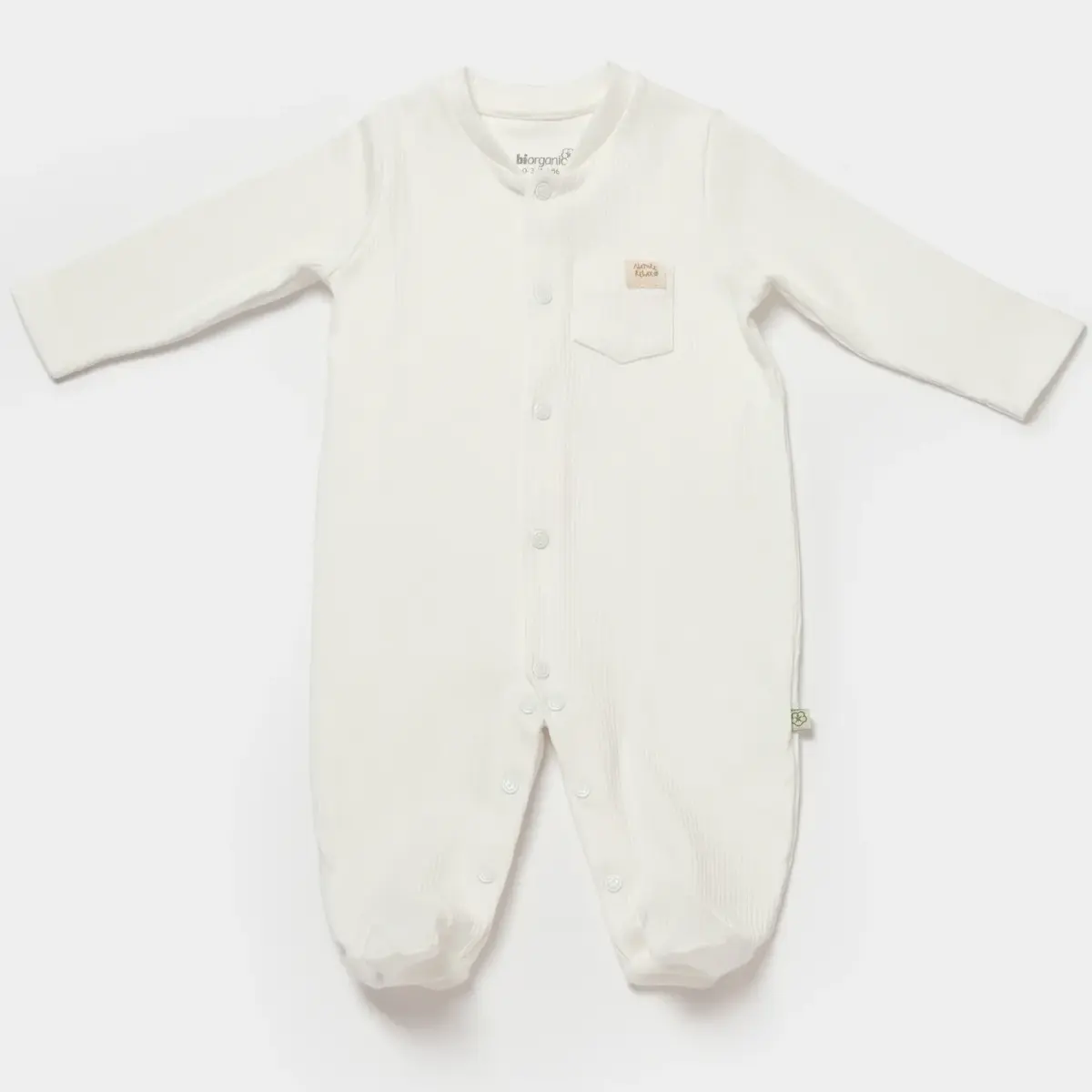 Bibaby Organik Salopet Modal Nature Relax Ecru