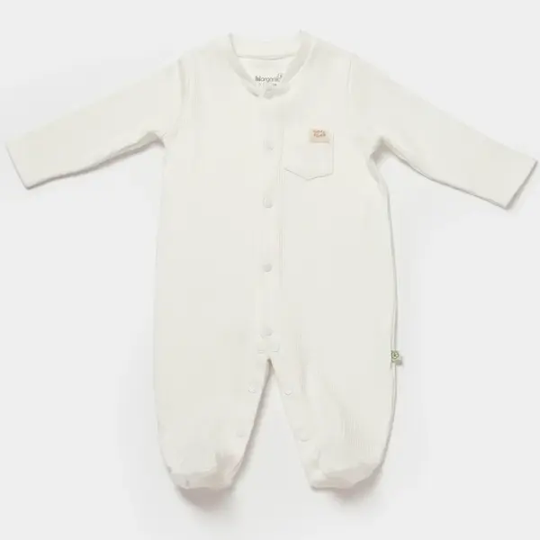 Bibaby Organik Salopet Modal Nature Relax Ecru