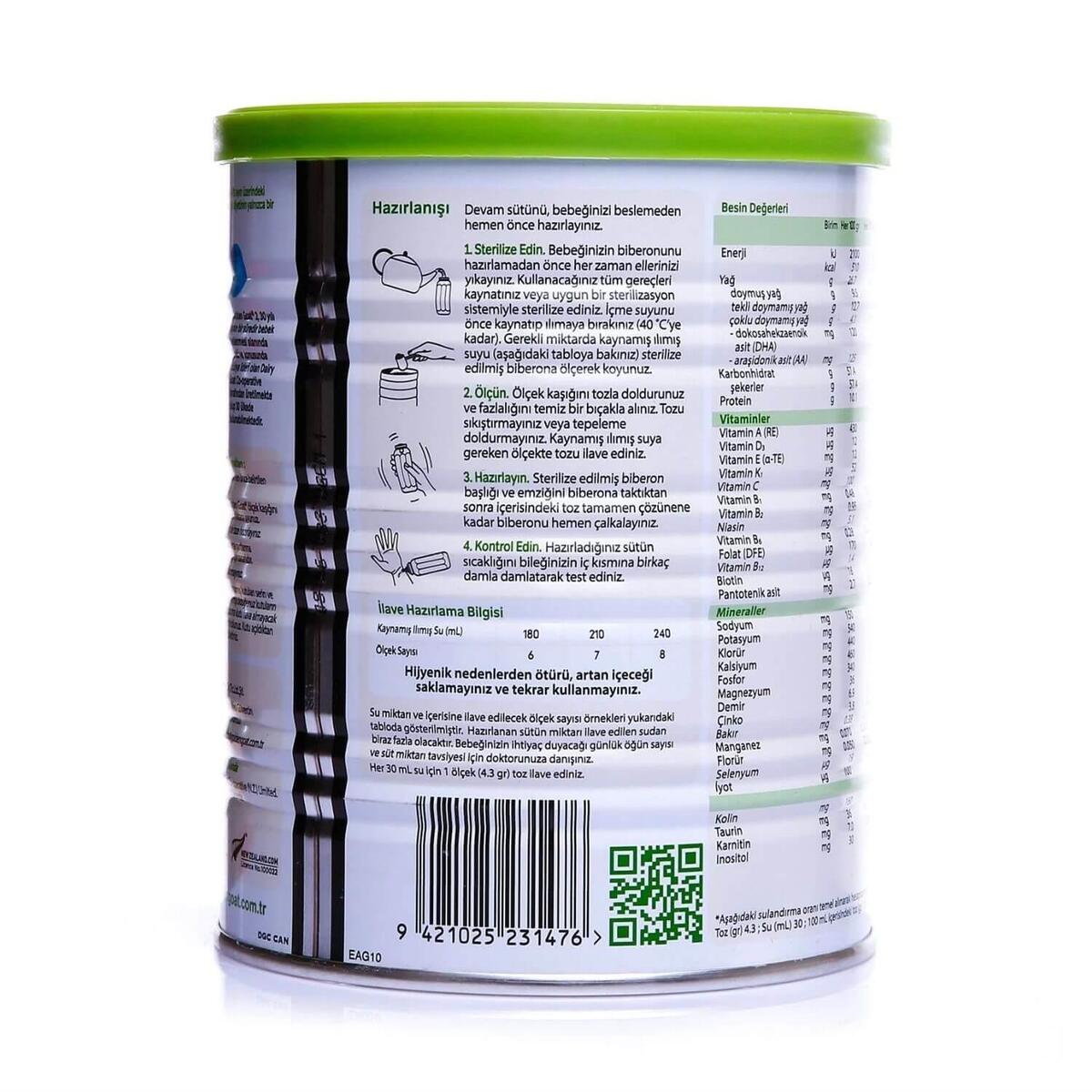 Golden Goat 2 Keçi Devam Sütü 400 gr