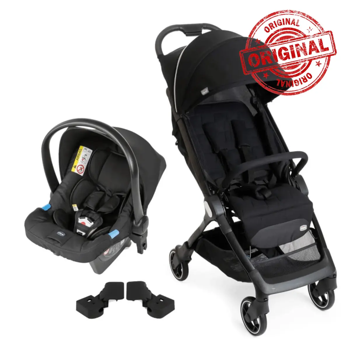Chicco We Travel Sistem Bebek Arabası Black