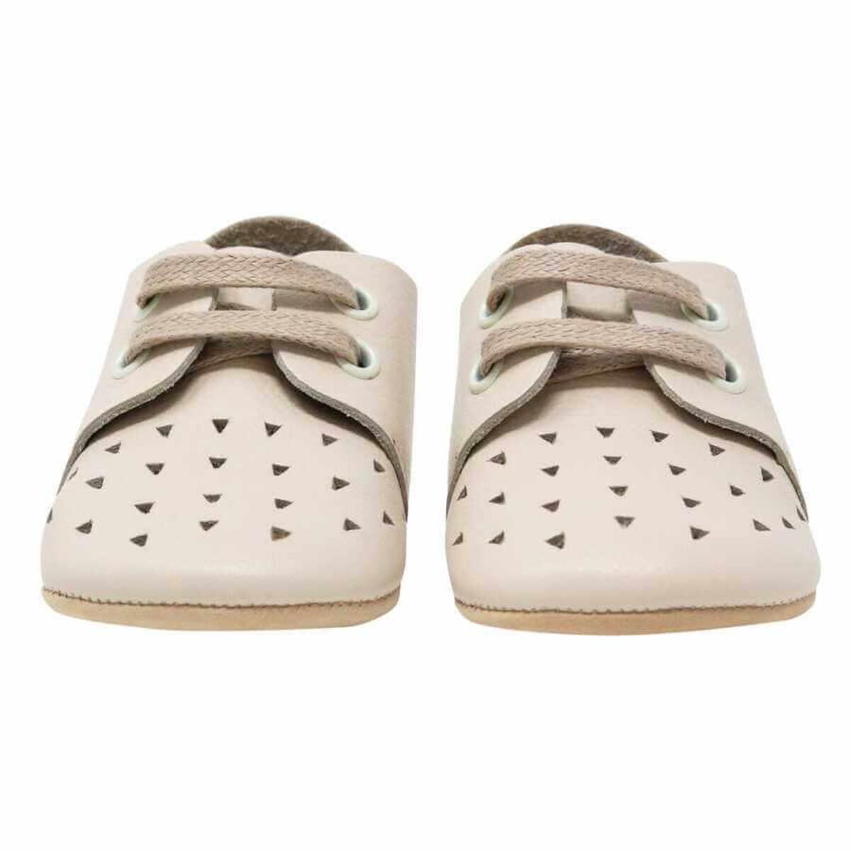 Ella Bonna Bebek Ayakkabısı Hakiki Deri Kum Beji