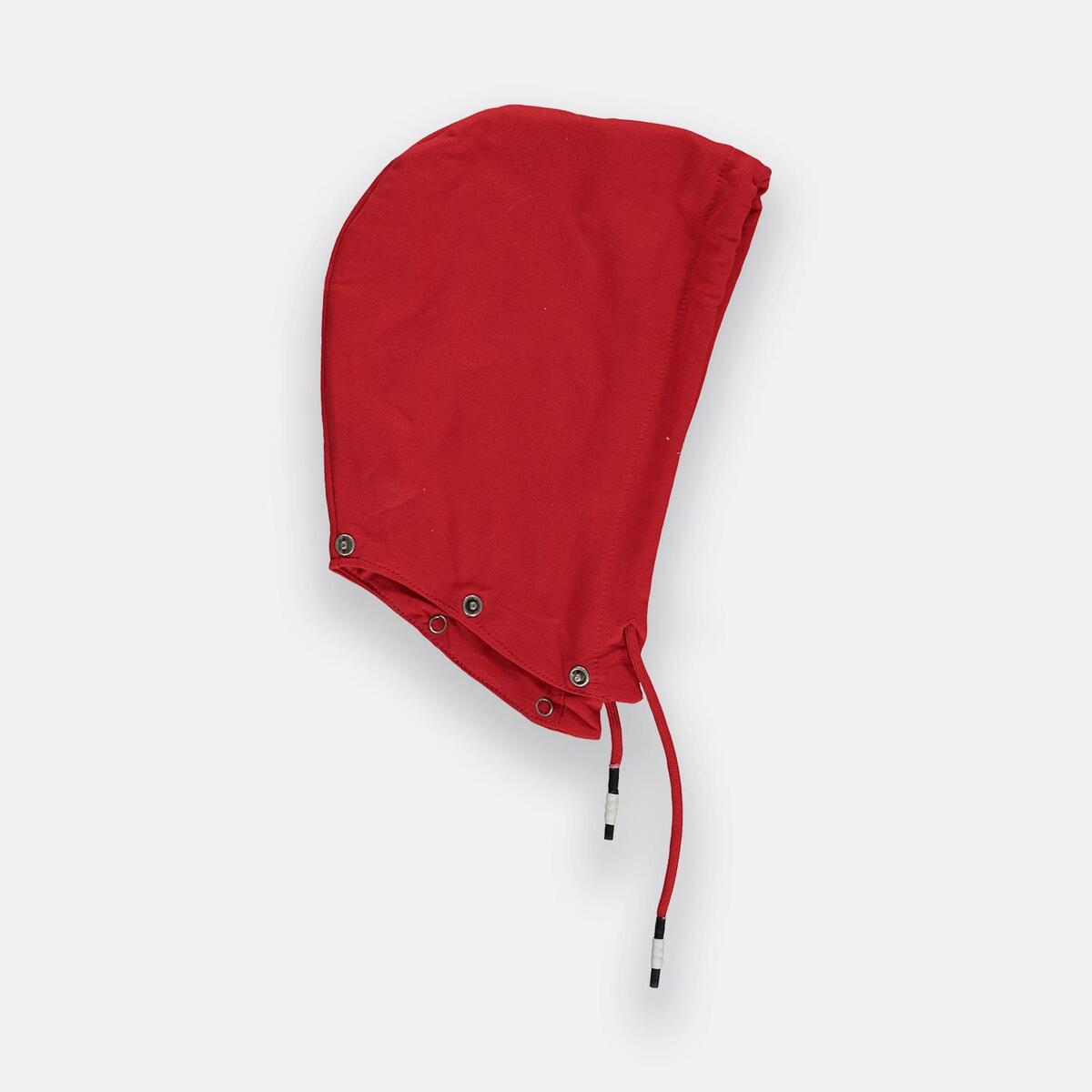 Overdo Ceket Kapüşonlu Welsoftlu Kot Kırmızı