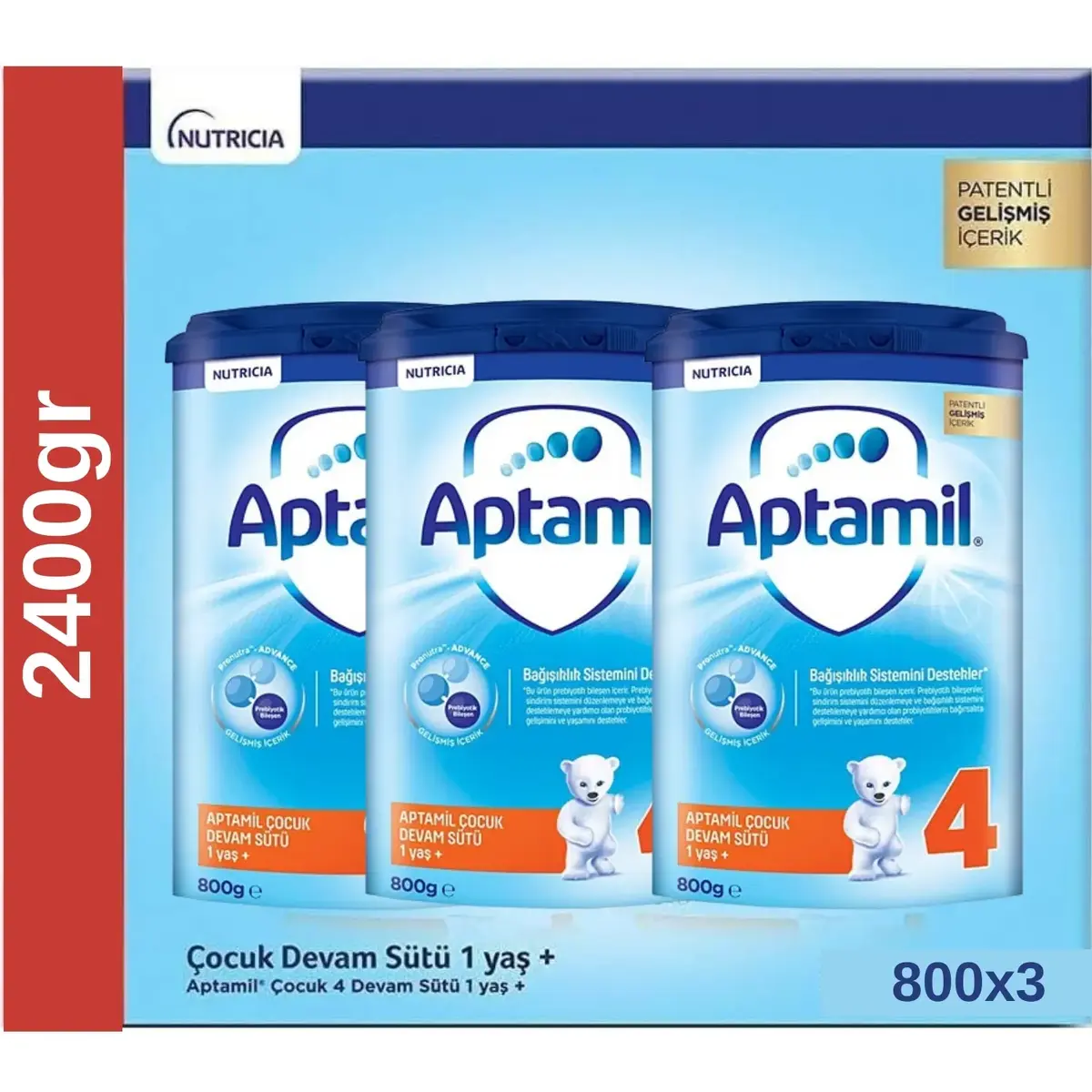 Aptamil 4 Devam Sütü 800 gr x3