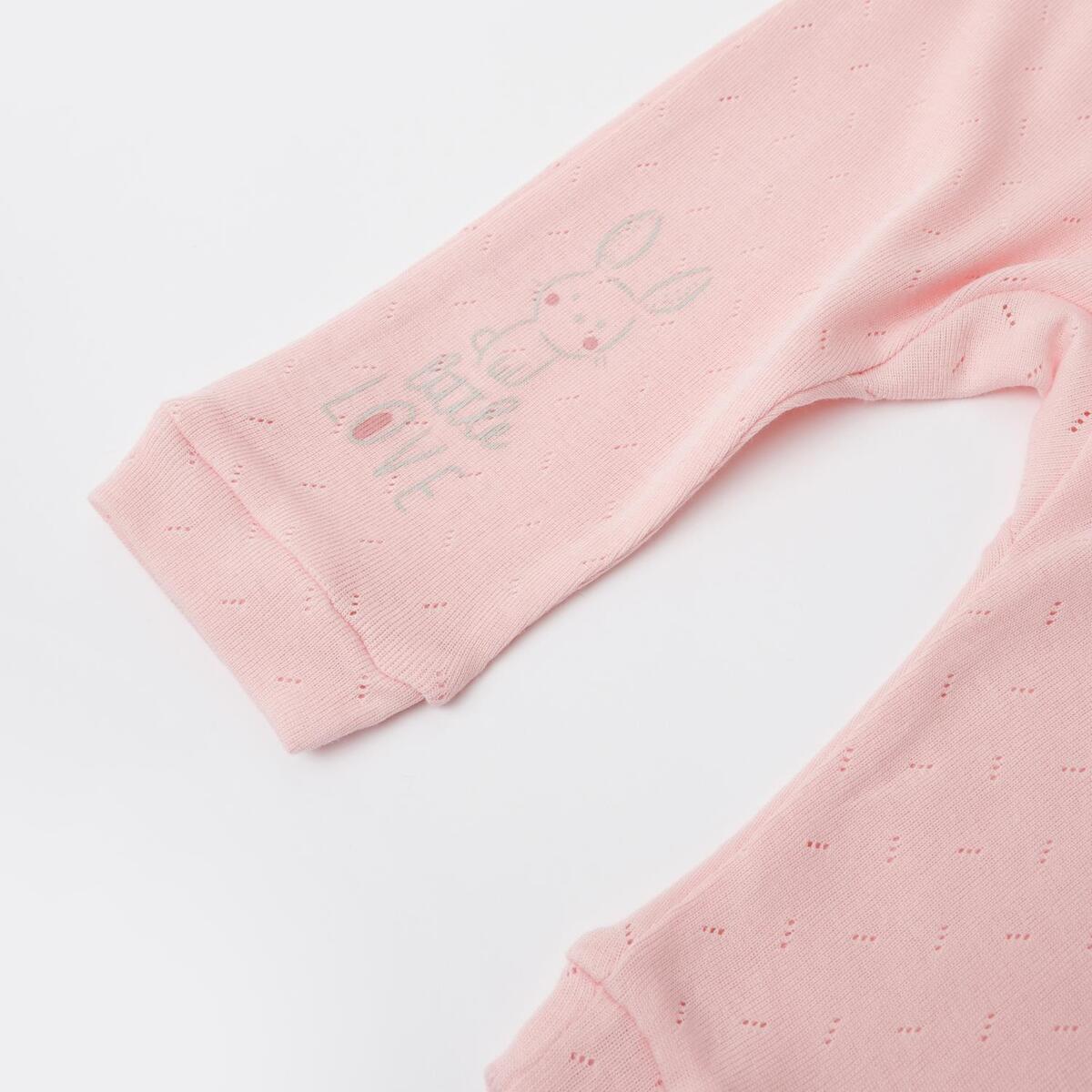 Bibaby Pantolon Patiksiz Little Rabbit Love Pembe