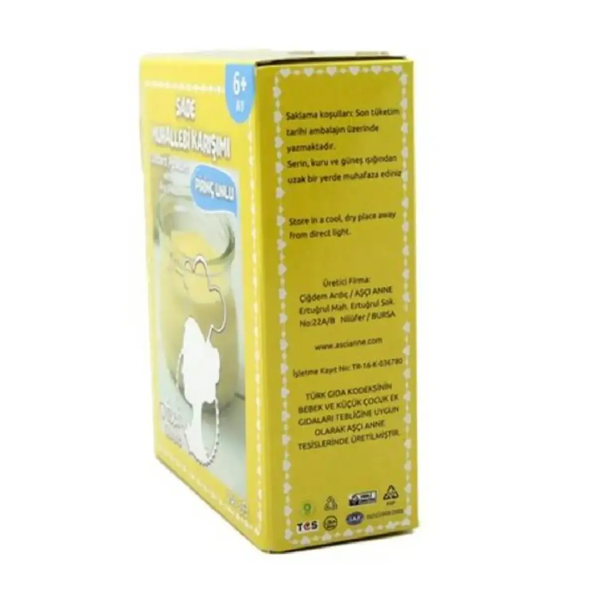 Aşçı Anne Sade Muhallebi Karışımı 250 gr