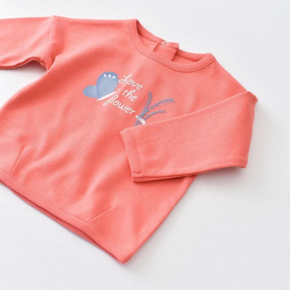 Bibaby Organik 2li Takım Wild Flowers Coral