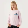 Stitch Sweatshirt Toz Pembe