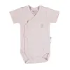 Bibaby Organik Body Kruvaze Basic Nature Pembe