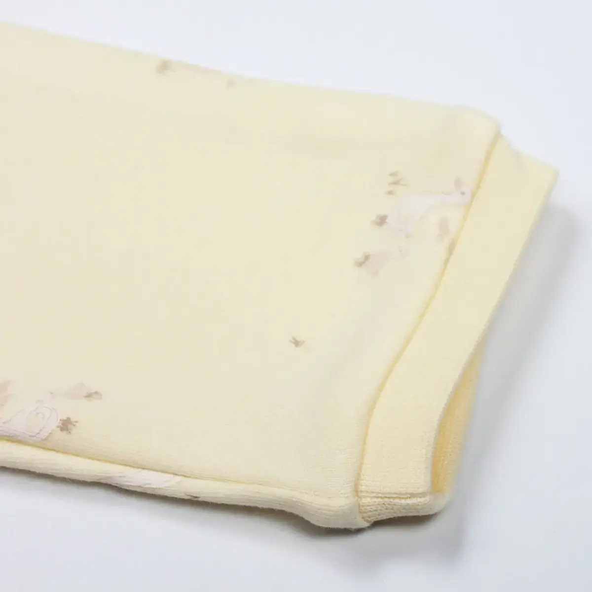 Bistyle Pantolon Patiksiz Welcome Baby Duck Sarı - Ekru