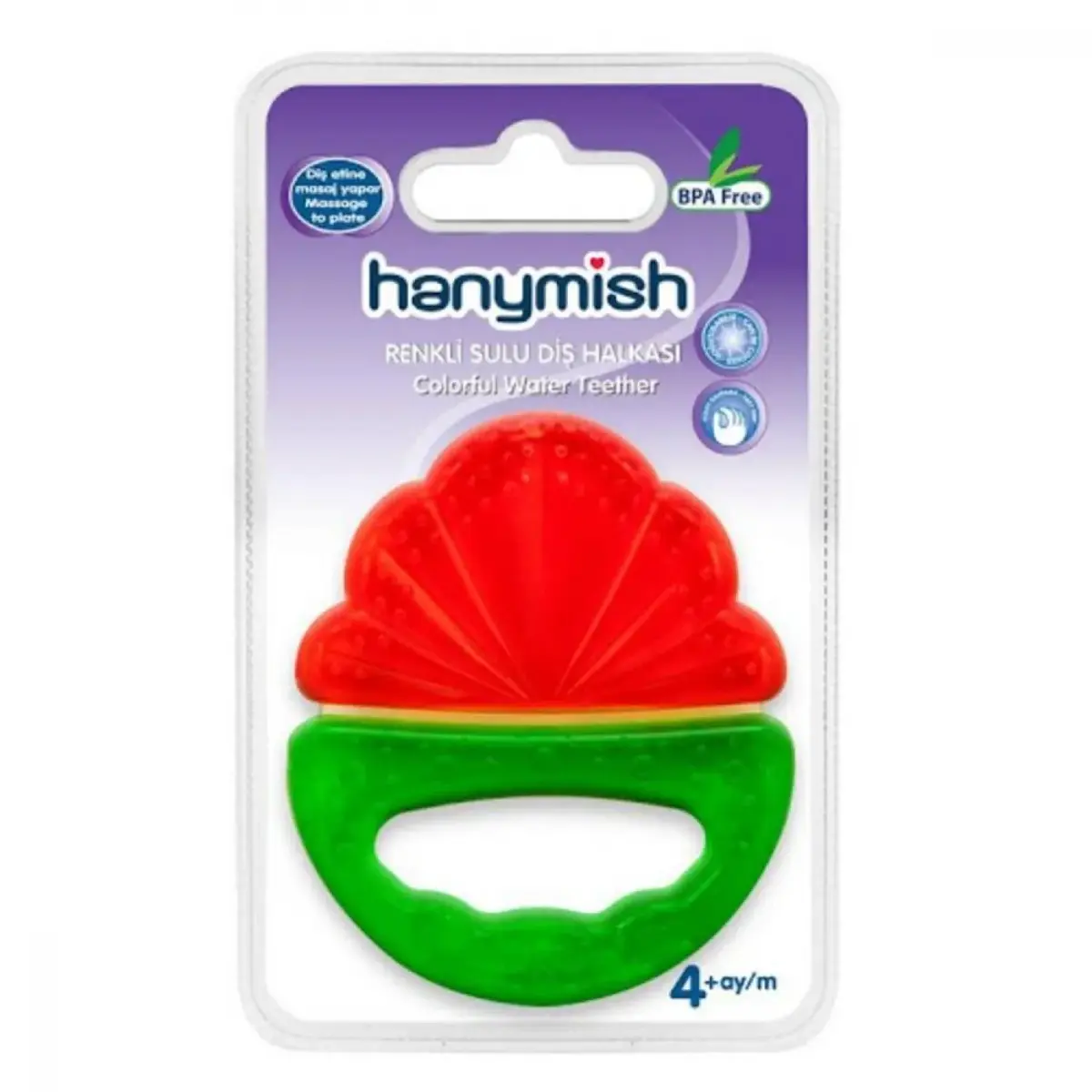 Hanymish Renkli Sulu Diş Halkası