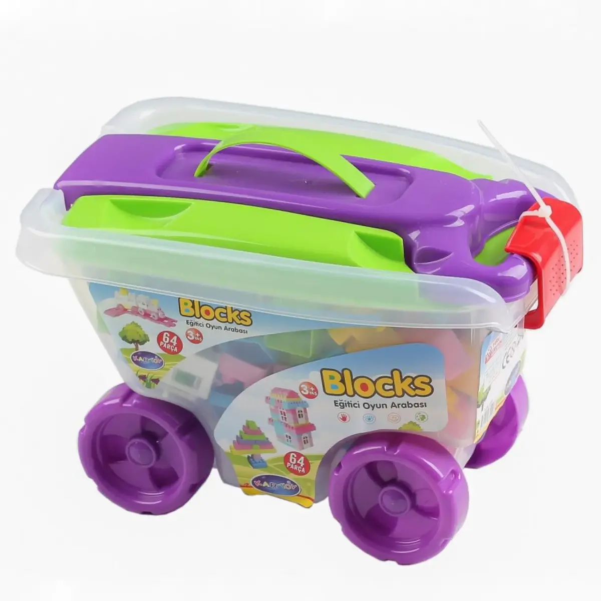 Çekmeli Arabalı Lego Tren 64 Parça