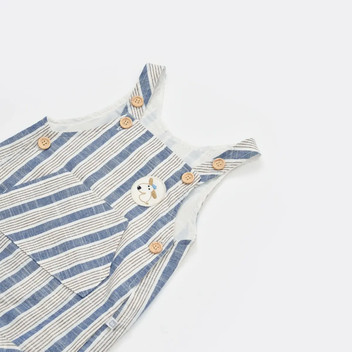 Bibaby Salopet Tulum Stripe Sytle Lacivert - Bej