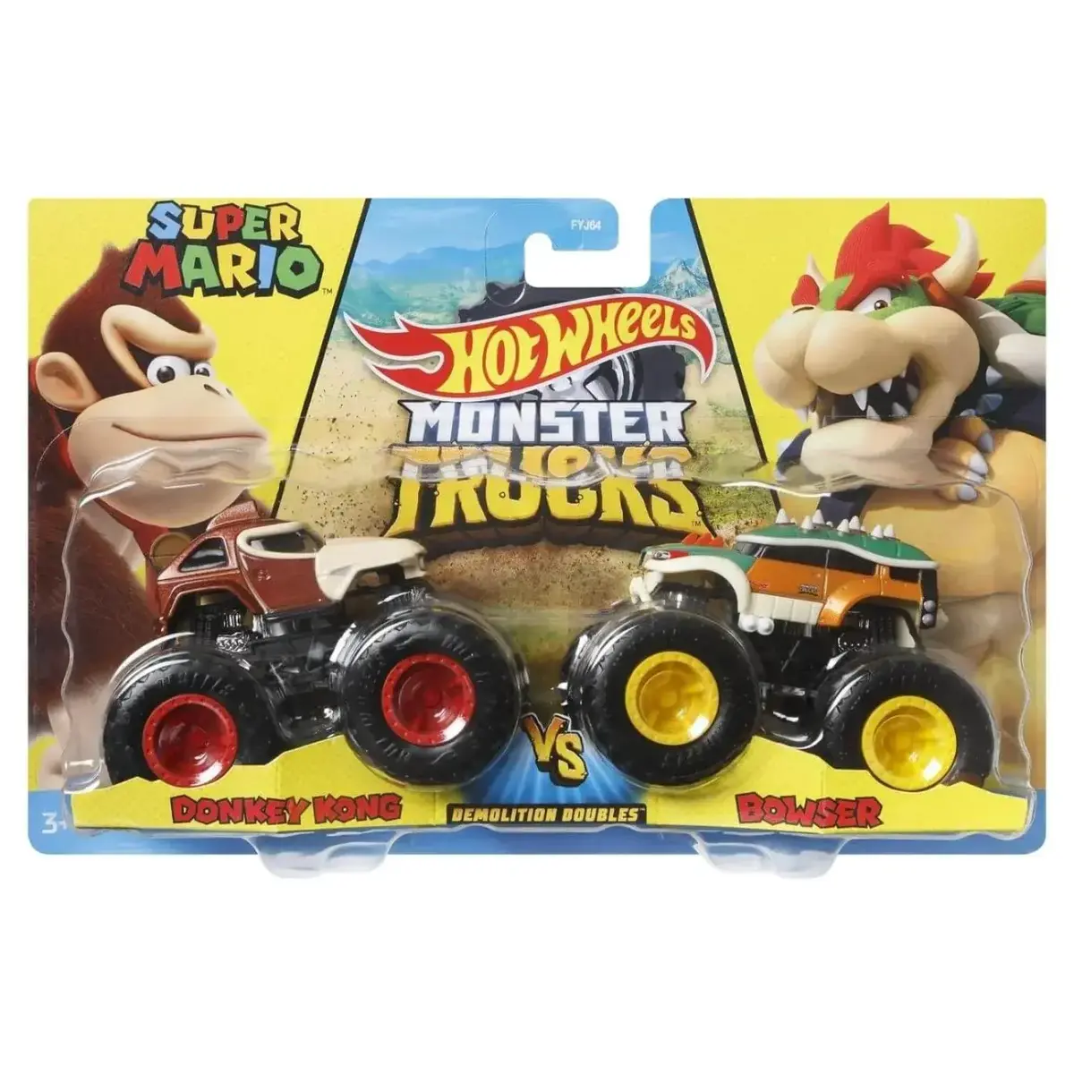 Hot Wheels Monster Trucks Güçlü İkili 1:64 Arabalar