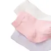 Bibaby Organik Çorap Soket 3lü Basic Pembe - Beyaz