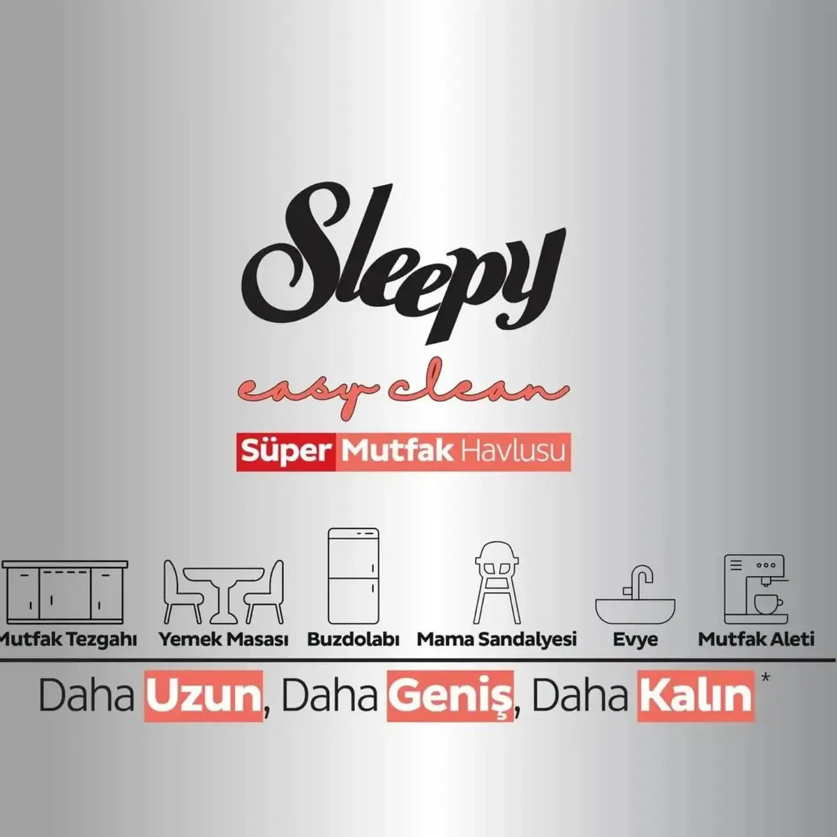 Sleepy Mutfak Havlusu Portakal 50li