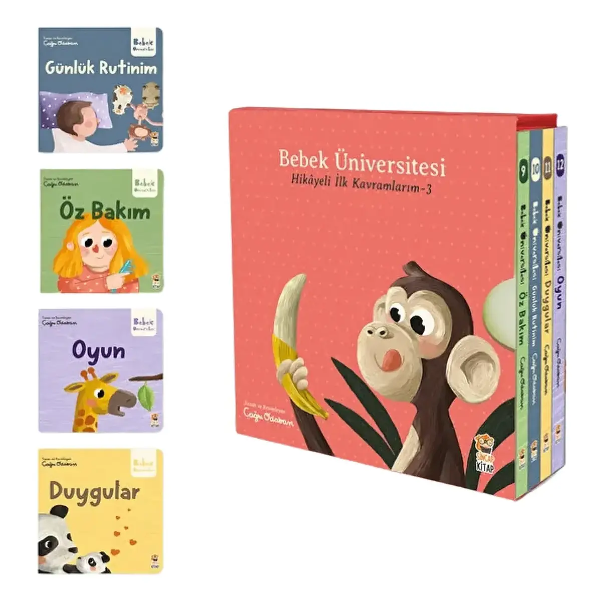 Bebek Üniversitesi 3-Hikayeli İlk Kavramlarım Set (4 Kitap)