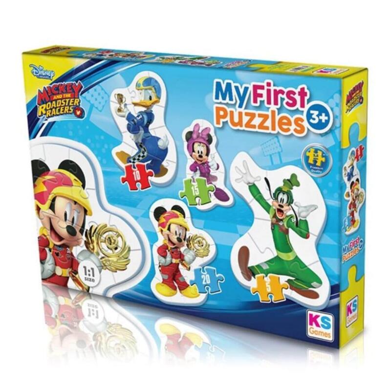 Ks Games Mickey Mouse MyFirst Cut Out Puzzles 4in1