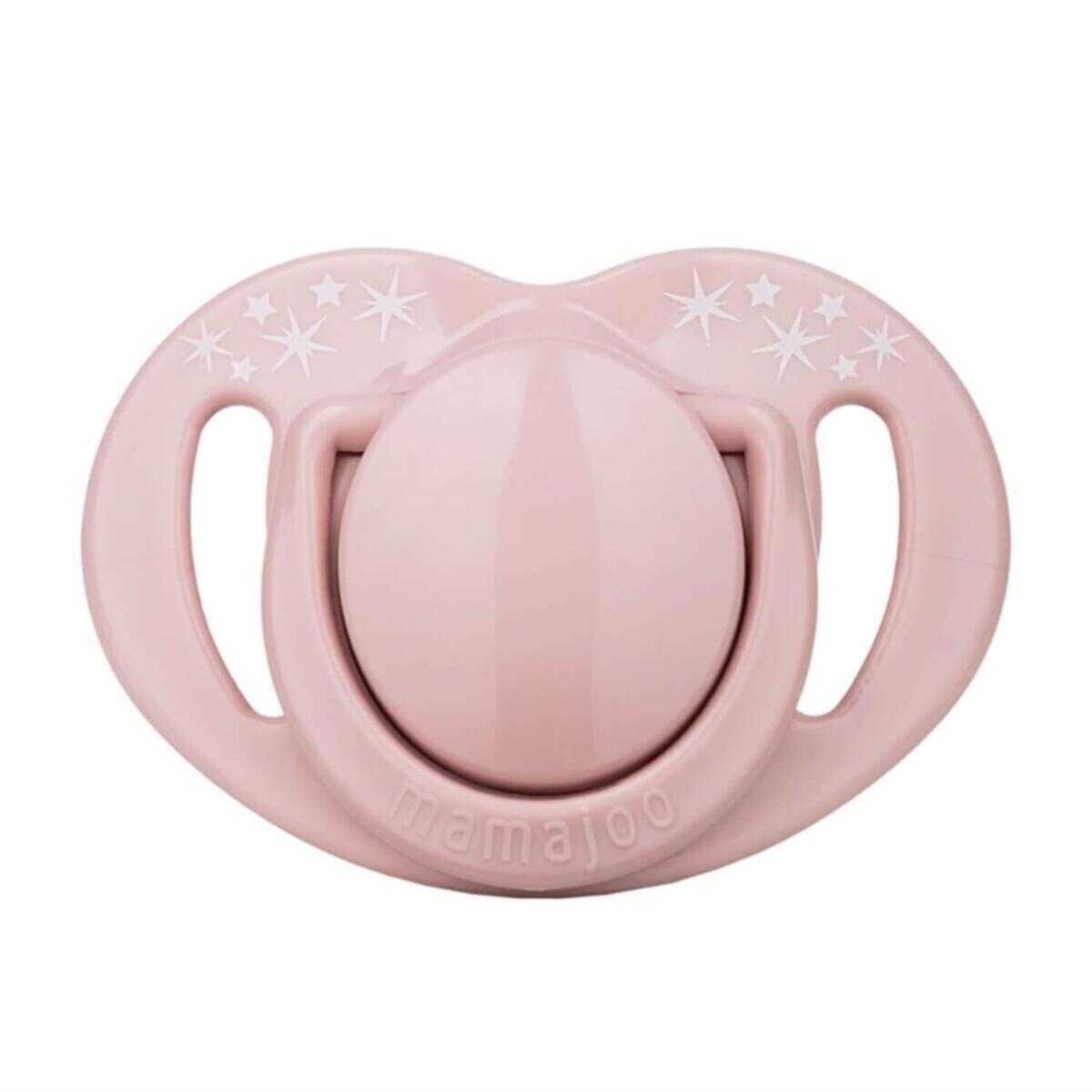 Mamajoo Silikon Emzik 2li & Sterilizasyon Saklama Kutusu 12+ Ay Powder Pink