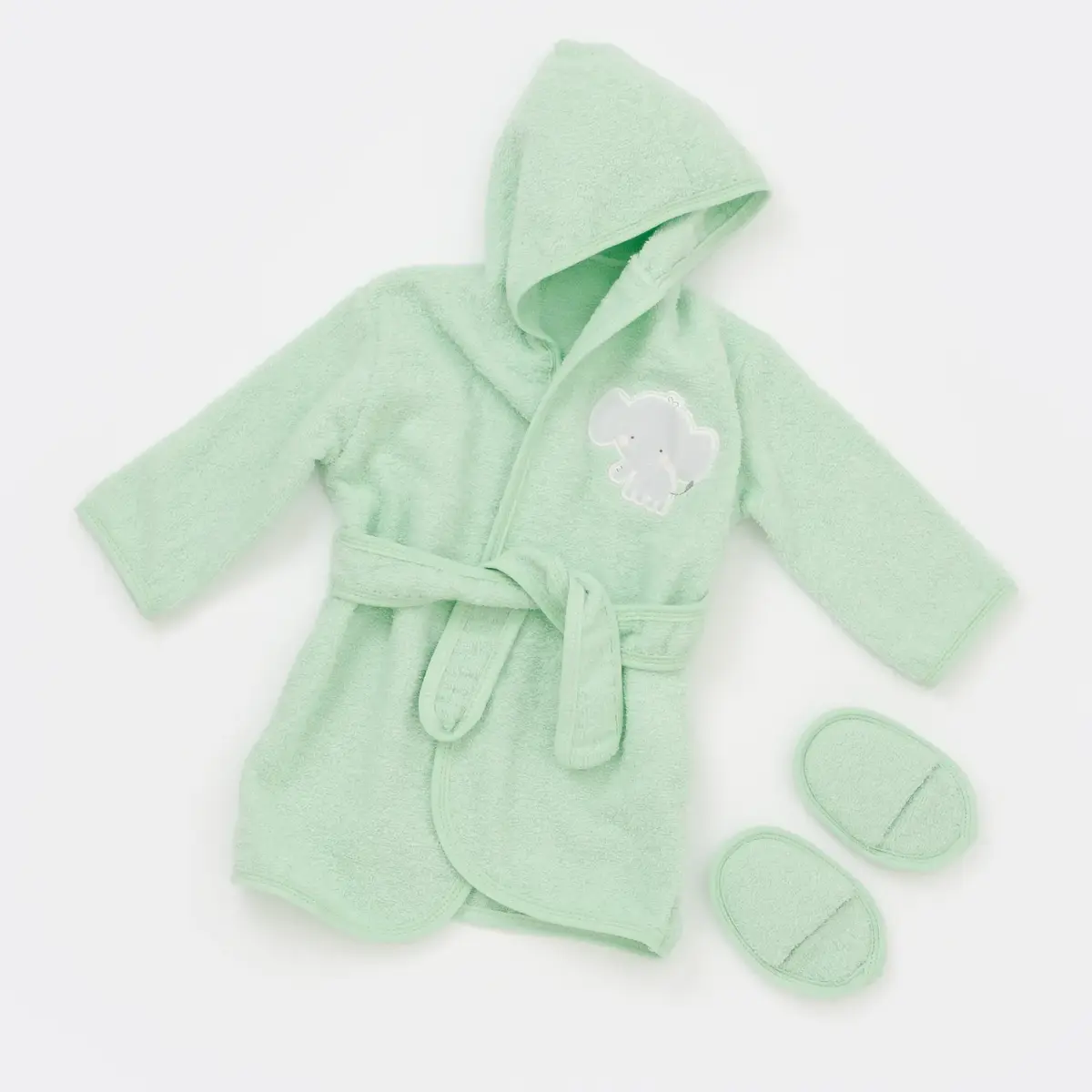 Bibaby Bornoz Takımı Mini Elephant Yeşil