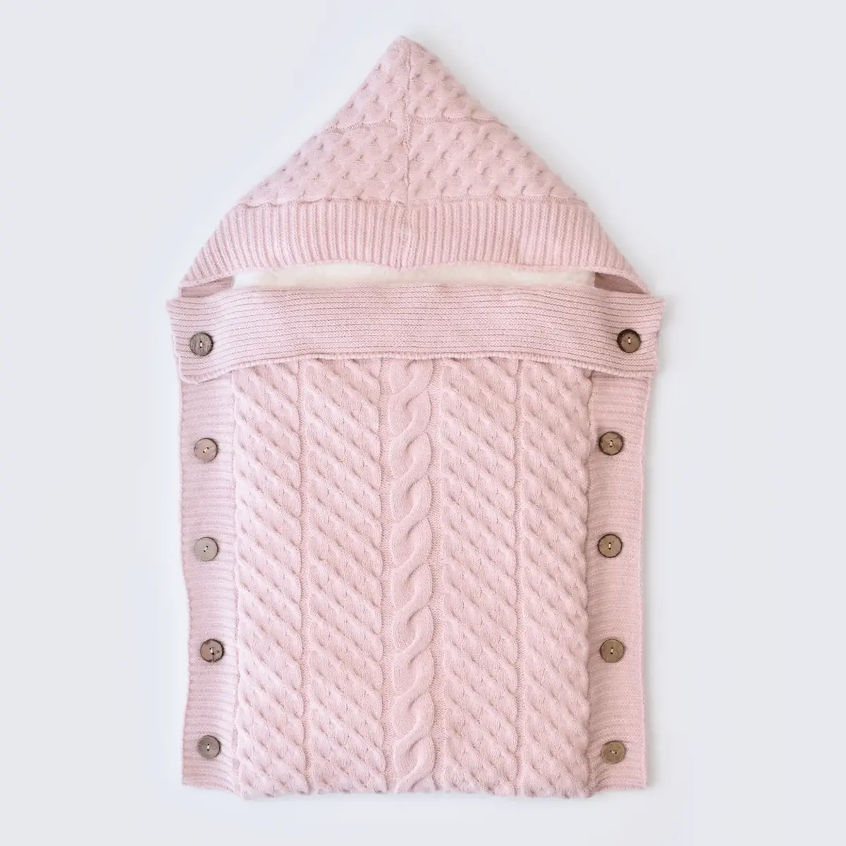 Bibaby Kundak Zincir Triko Pembe