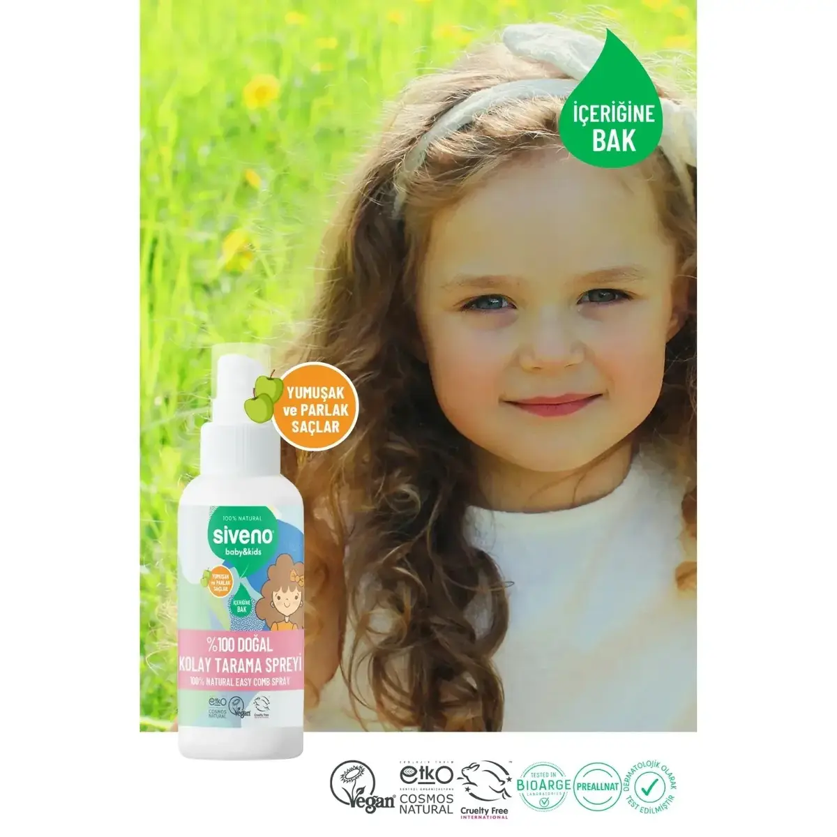 Siveno %100 Doğal Bebek Kolay Tarama Spreyi 100ml