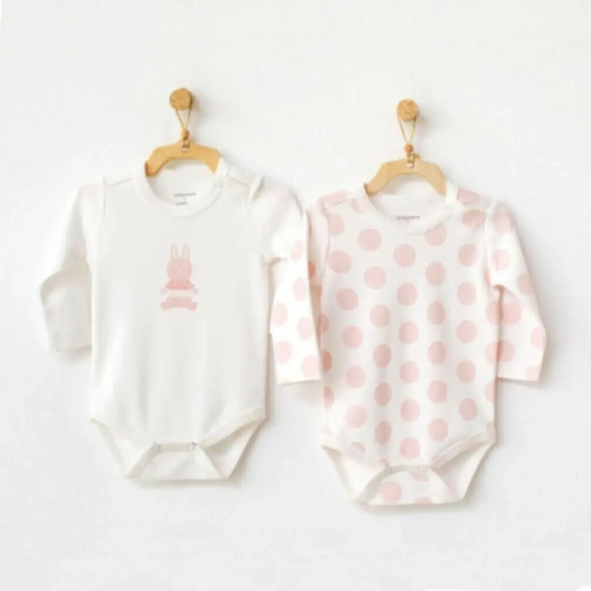 Andy Wawa Body 2li Polka Dot Pembe